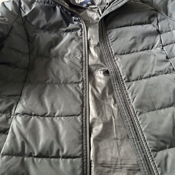 Women’s Land’s End Black Down Jacket. Size Large. Like New Condition - Picture 6 of 12